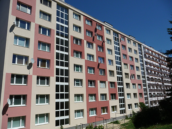 Zateplenie bytového domu – THK 6-10, Banská Bystrica